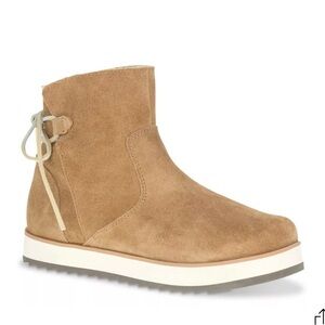 Merrell Water-Resistant Juno Bluff Polar Bootie in Camel Suede NIB